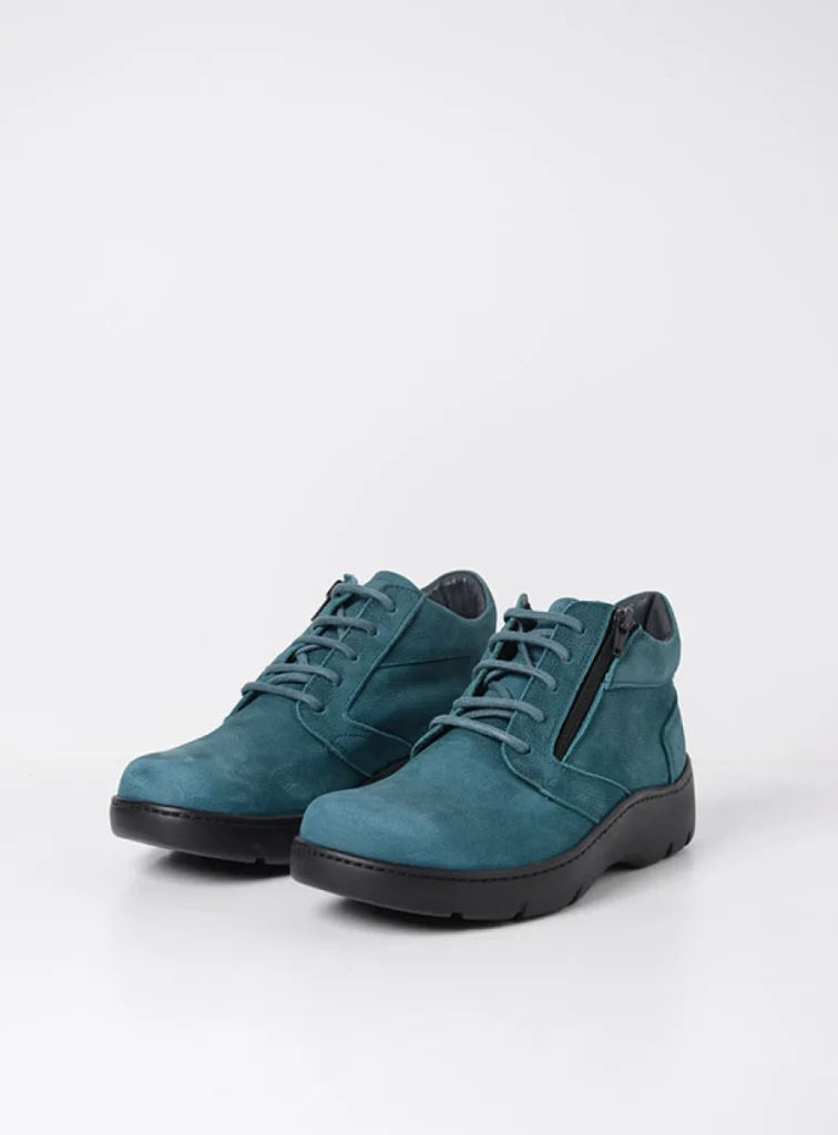 Wolky Lace up shoes 03257 Annemarie XW 11880 petrol nubuck