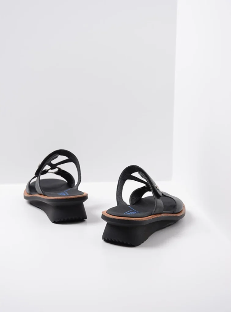 Wolky Sandals 03307 Isa 21000 black leather