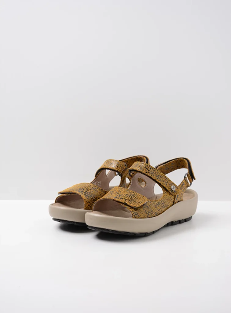 Wolky Sandals 03333 Brasilia 40920 ochre leather