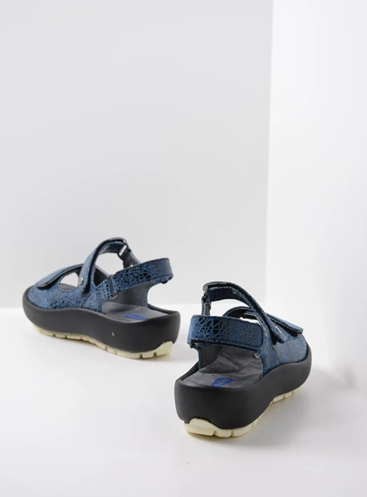 Wolky Sandals 03333 Brasilia 41820 denim blue leather