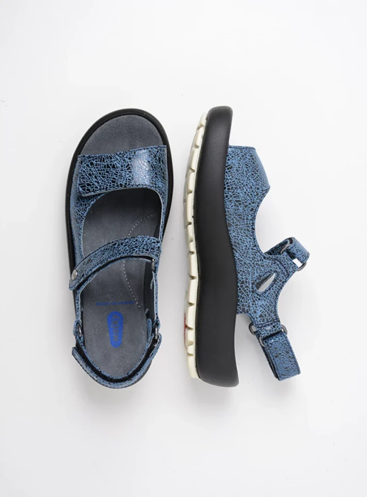 Wolky Sandals 03333 Brasilia 41820 denim blue leather