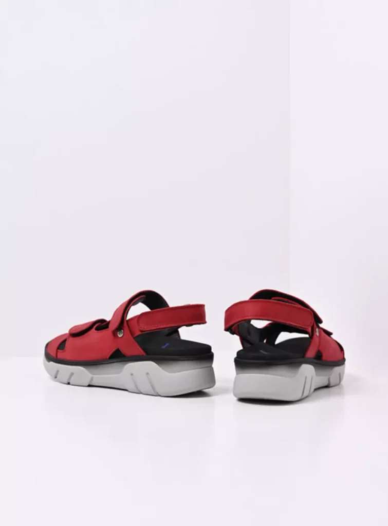 Wolky Trainers 03426 Rapid 12500 red nubuck