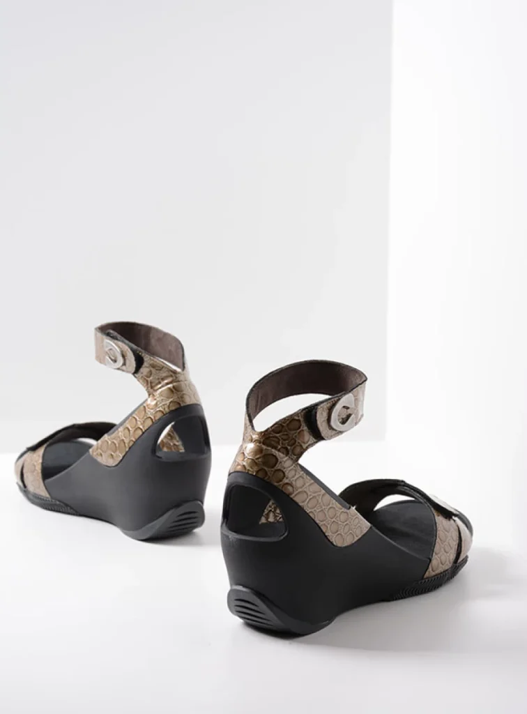 Wolky Sandals 03776 Era 61150 taupe leather