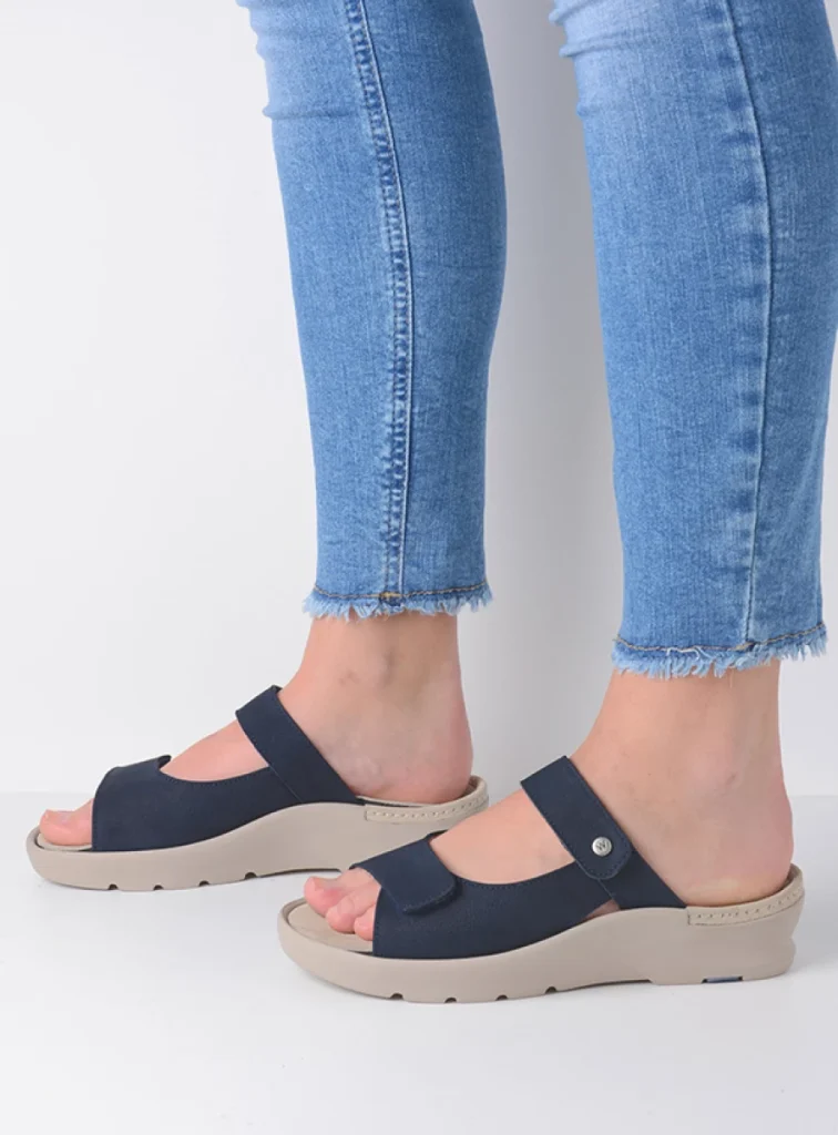 Wolky Sandals 03926 Zaandam 11820 denim nubuck