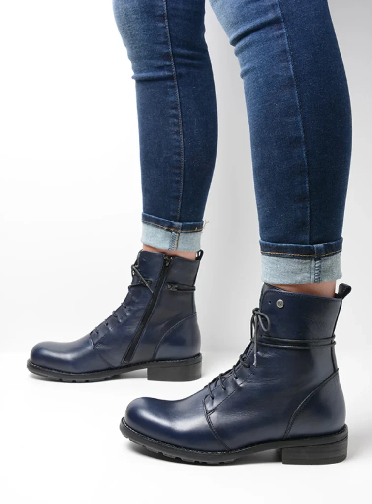 Wolky Boots 04432 Murray 20800 blue leather