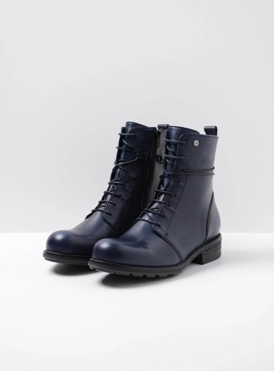 Wolky Boots 04432 Murray 20800 blue leather