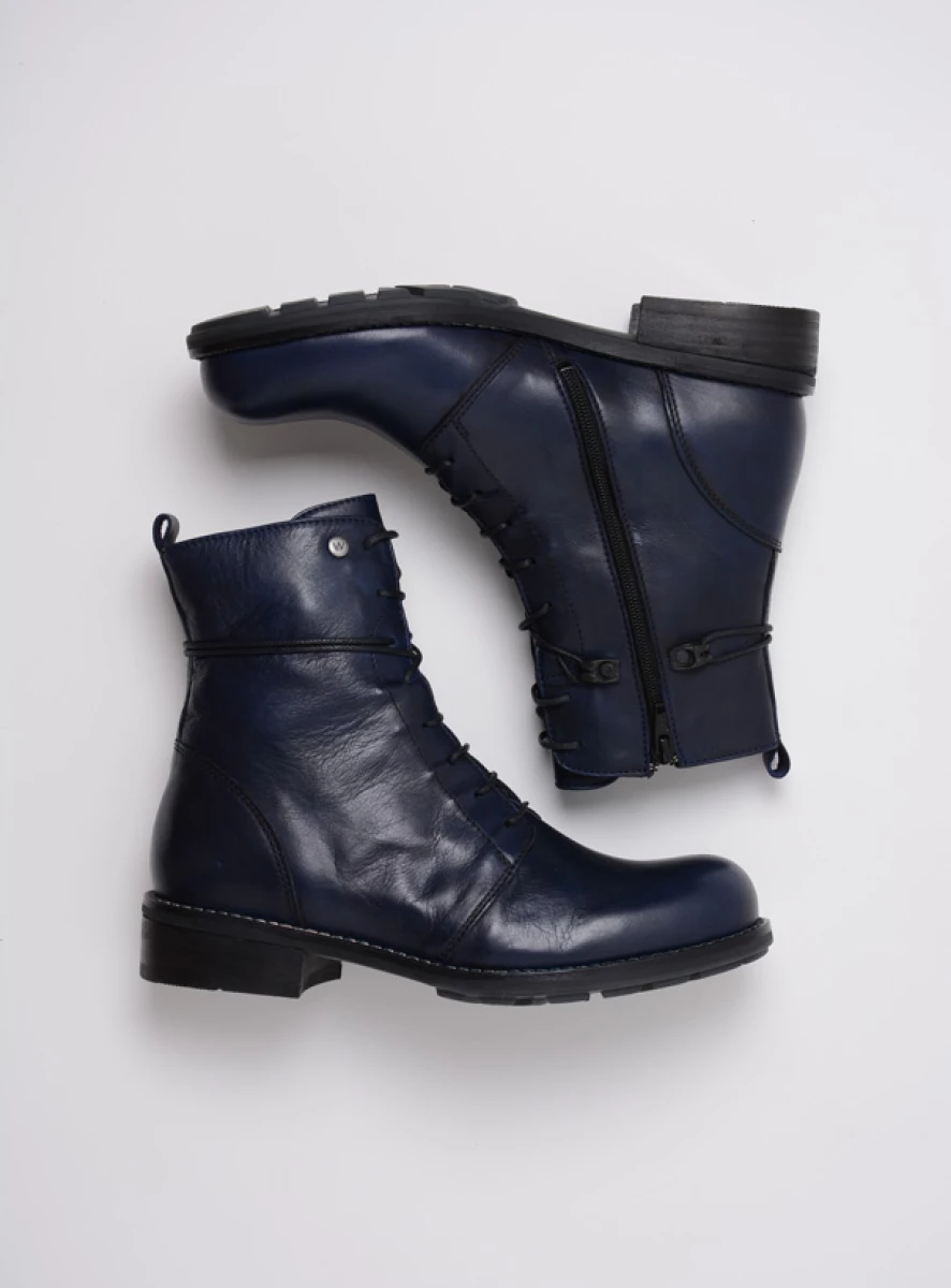 Wolky Boots 04432 Murray 20800 blue leather