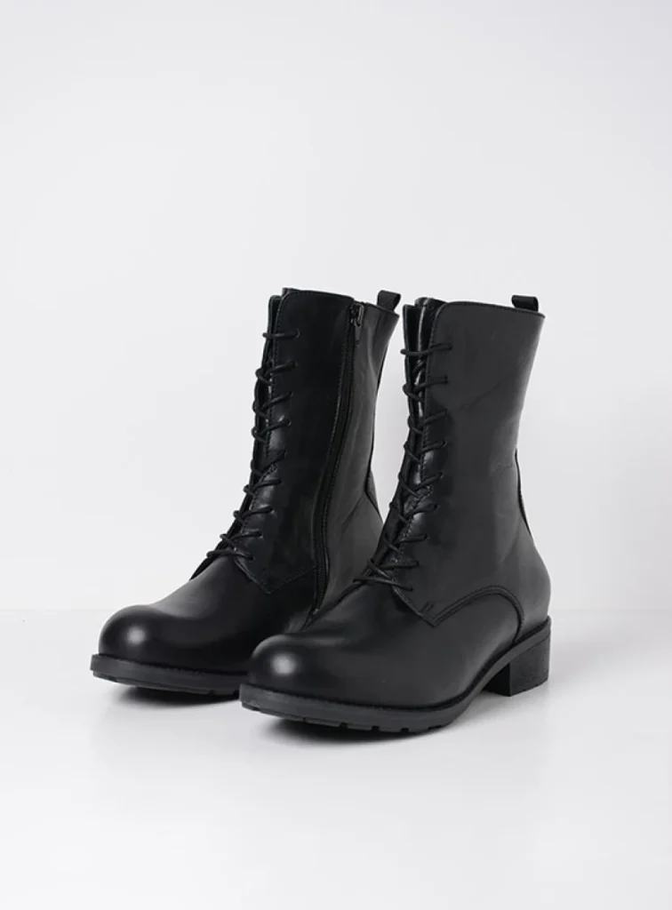 Wolky Mid-Calf boots 04449 Emery HV 20000 black leather