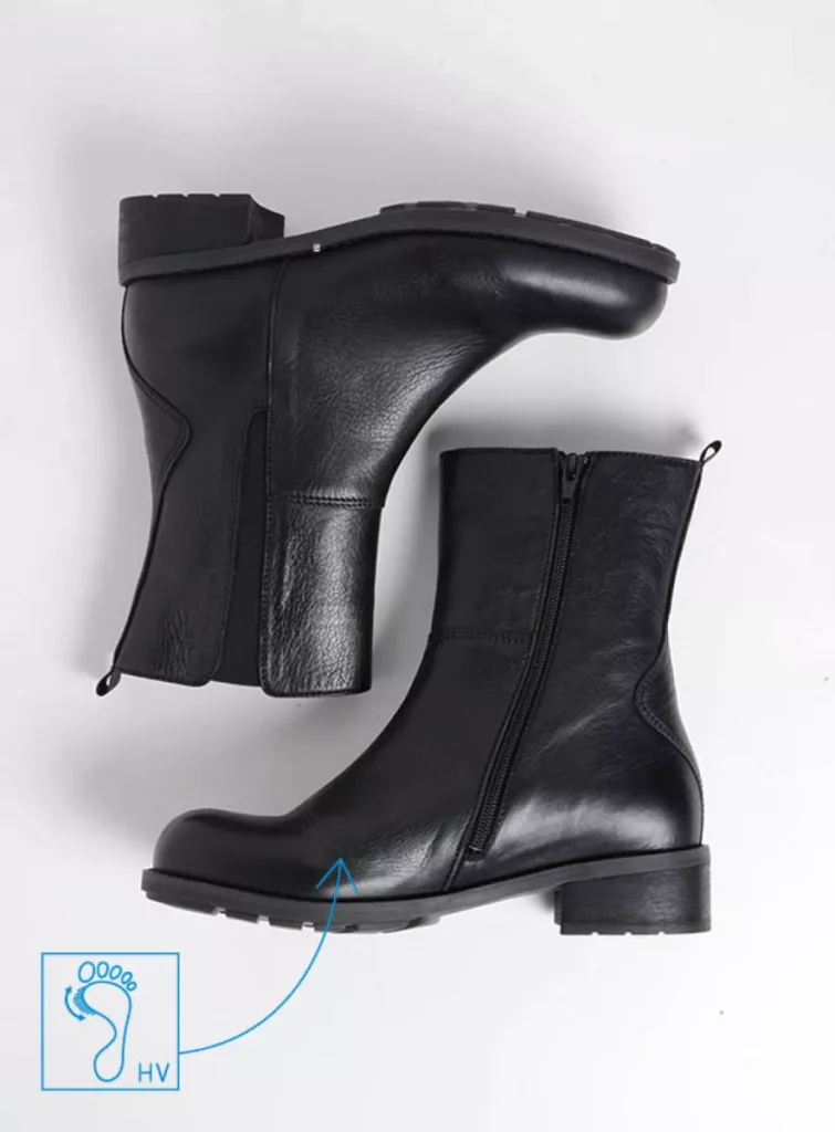 Wolky Boots 04450 Neola HV 20000 black leather