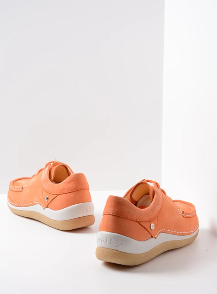 Wolky Lace up shoes 04525 Celebration 10557 orange nubuck