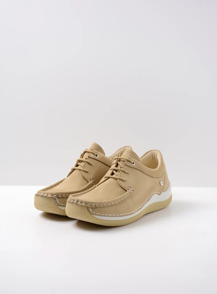 Wolky Lace up shoes 04525 Celebration 11390 beige nubuck