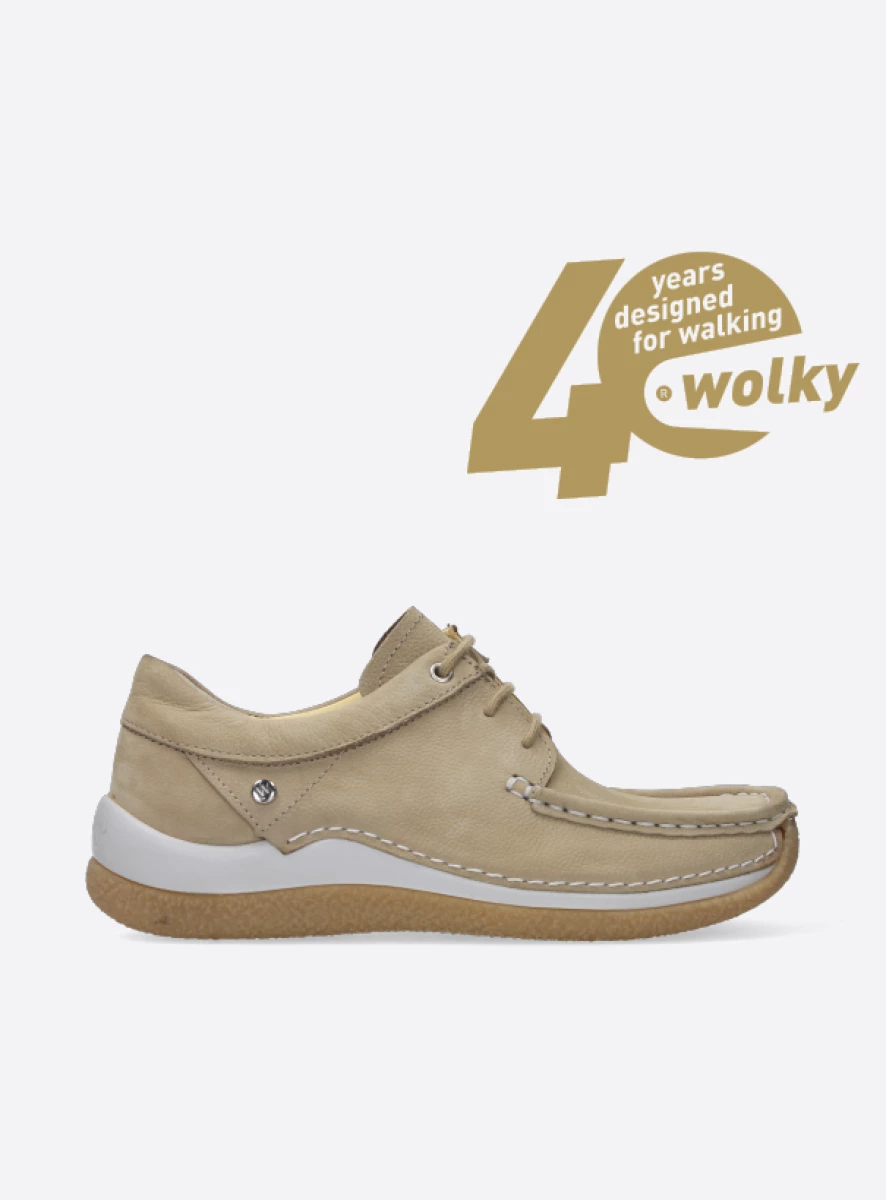 Wolky Lace up shoes 04525 Celebration 11390 beige nubuck