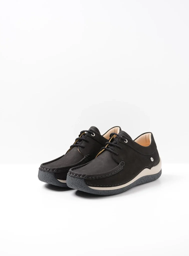 Wolky Trainers 04525 Celebration 12000 black nubuck