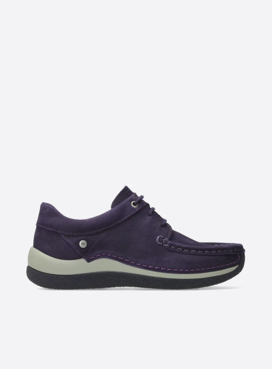 Wolky Lace up shoes 04525 Celebration 12600 purple nubuck