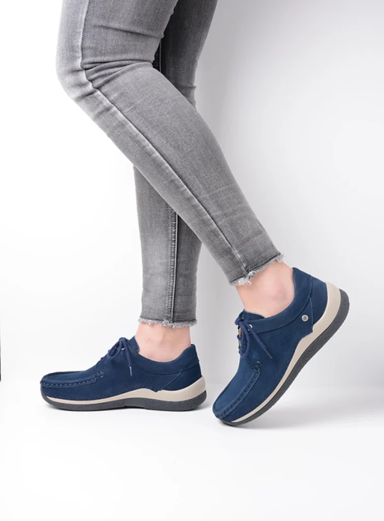 Wolky Trainers 04525 Celebration 12820 denim blue nubuck