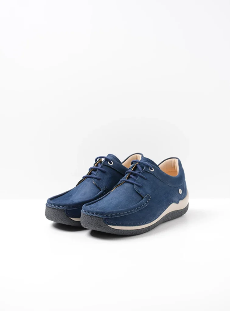 Wolky Trainers 04525 Celebration 12820 denim blue nubuck