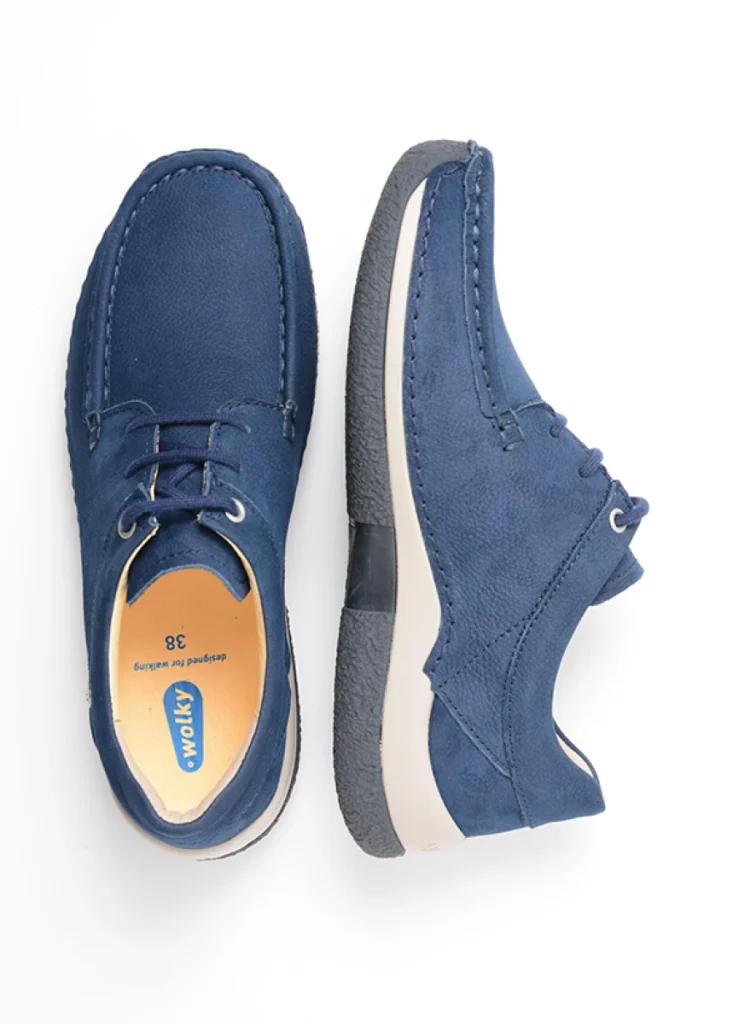 Wolky Trainers 04525 Celebration 12820 denim blue nubuck