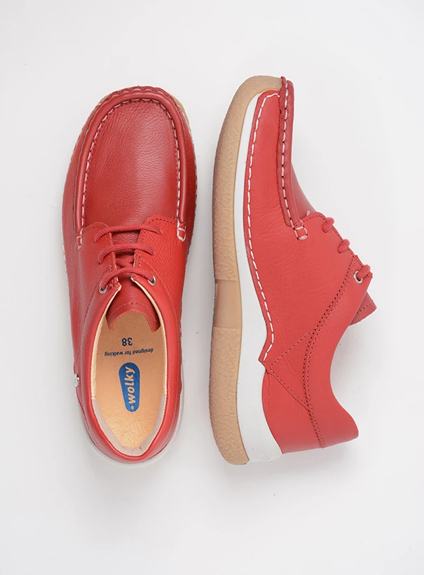 Buy your Wolky Celebration - red leather shoes online - Wolky