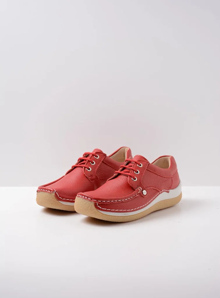 Wolky Trainers 04527 Taranta 71570 red leather