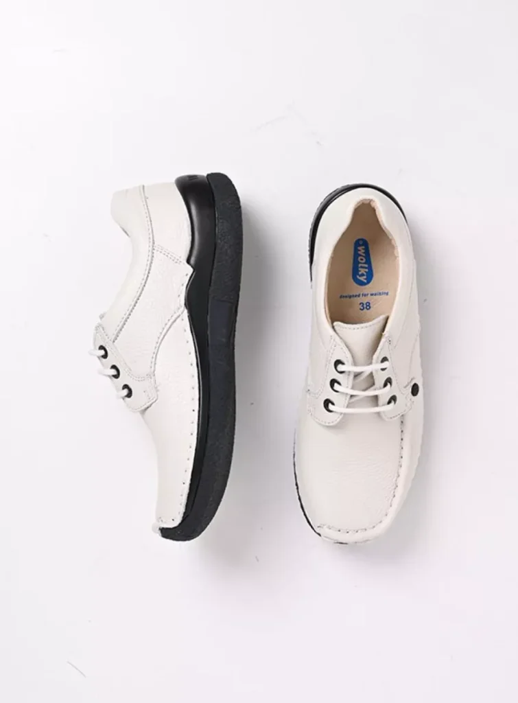 Wolky Trainers 04527 Taranta 72114 wool white leather