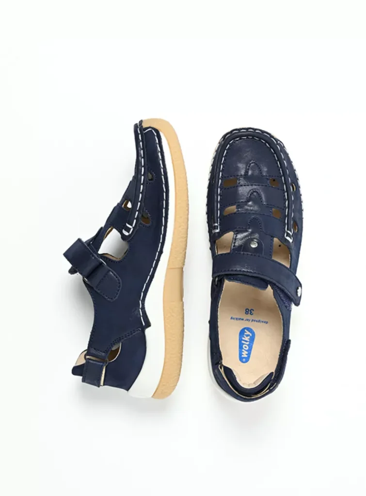 Wolky Comfort shoes 04528 Esperanza 36820 effect leather denim