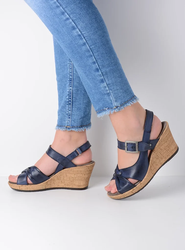 Wolky Sandals 04628 Ixia 2 20800 blue leather