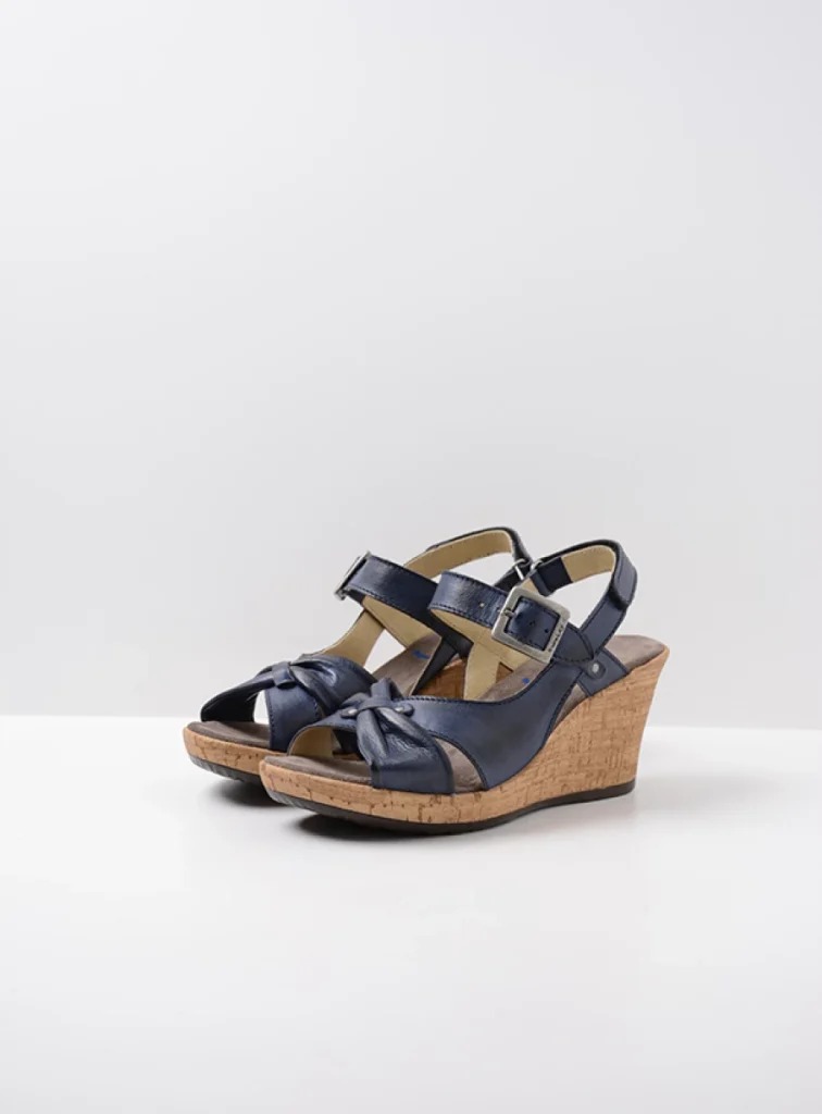 Wolky Sandals 04628 Ixia 2 20800 blue leather