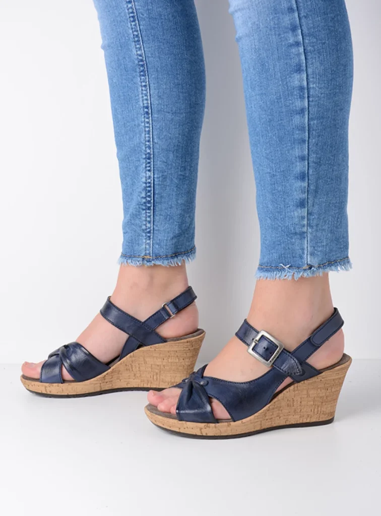 Wolky Sandals 04628 Ixia 2 20800 blue leather