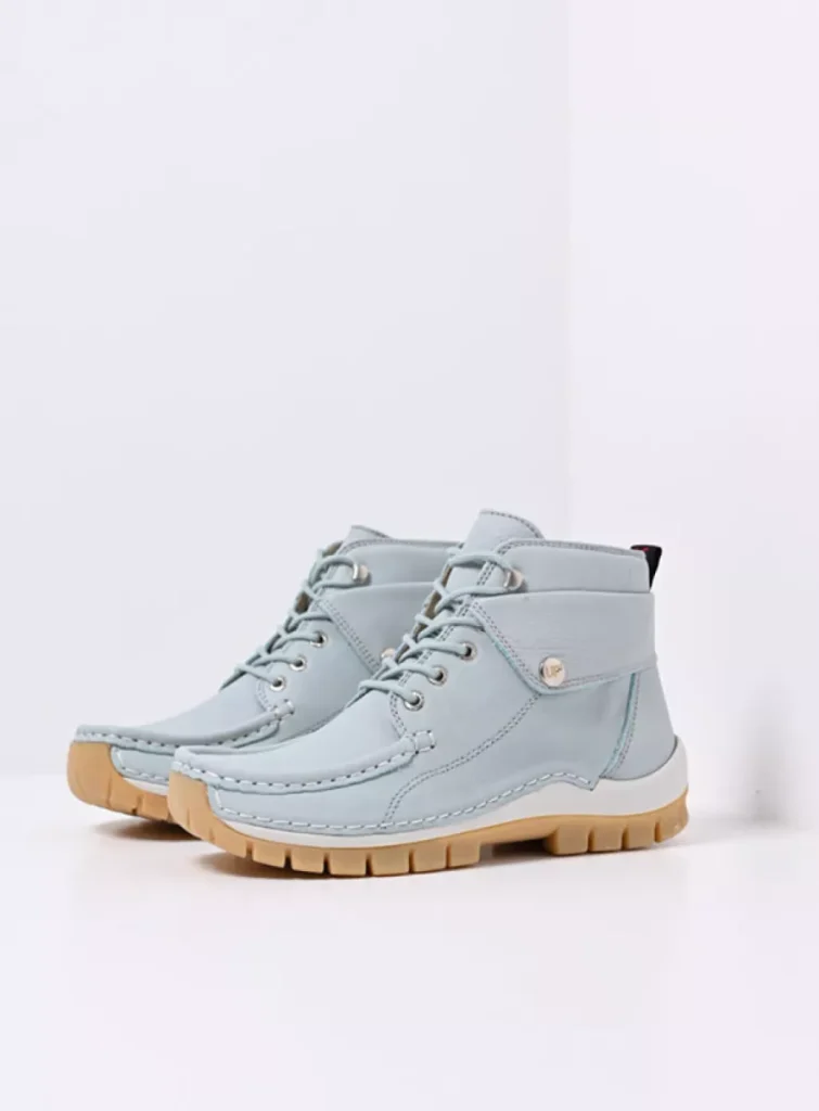 Wolky Lace up boots 04700 Jump Summer 20806 light blue leather