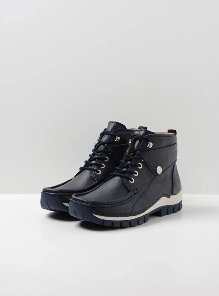 Wolky Lace up boots 04700 Jump Summer 20820 denim leather