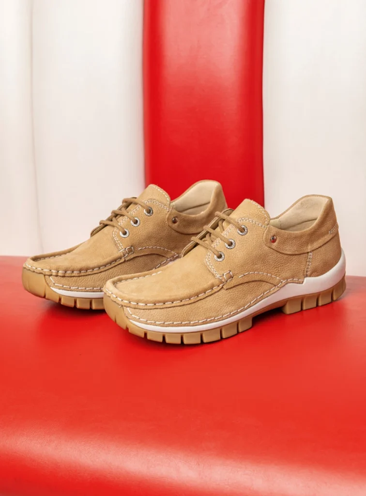 Wolky Lace up shoes 04701 Fly Summer 11390 beige nubuck