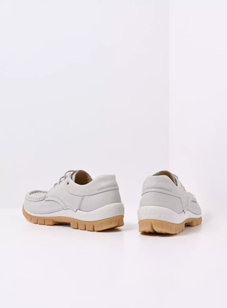 Wolky Lace up shoes 04701 Fly Summer 20206 light-grey leather