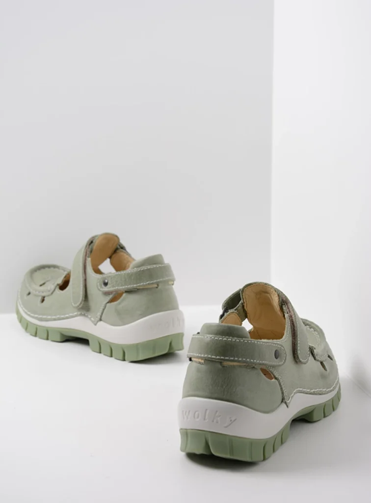 Wolky Comfort shoes 04703 Move 35704 light green leather