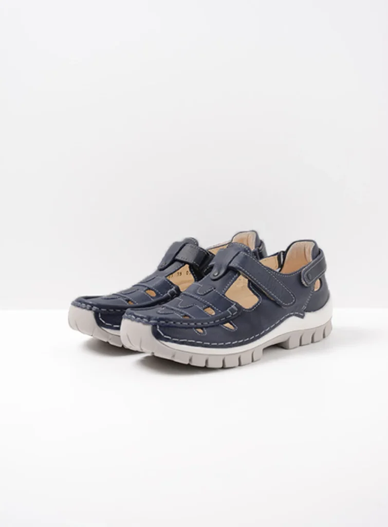 Wolky Comfort shoes 04703 Move 35870 blue-summer leather