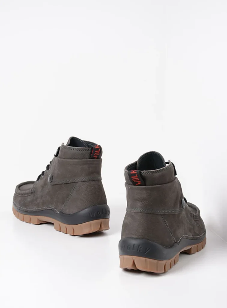 Wolky Lace up boots 04725 Jump 11301 carbon nubuck