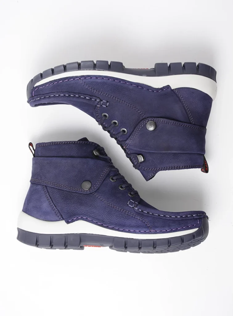 Wolky Lace up boots 04725 Jump 11600 purple nubuck