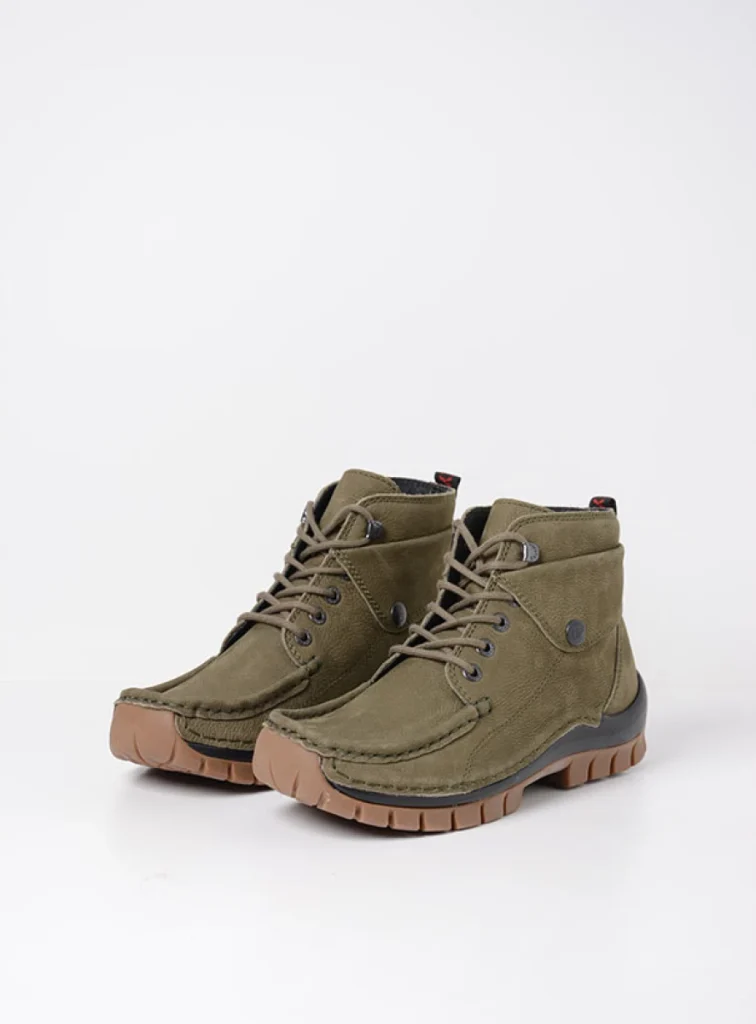 Wolky Lace up boots 04725 Jump 11709 pesto green nubuck