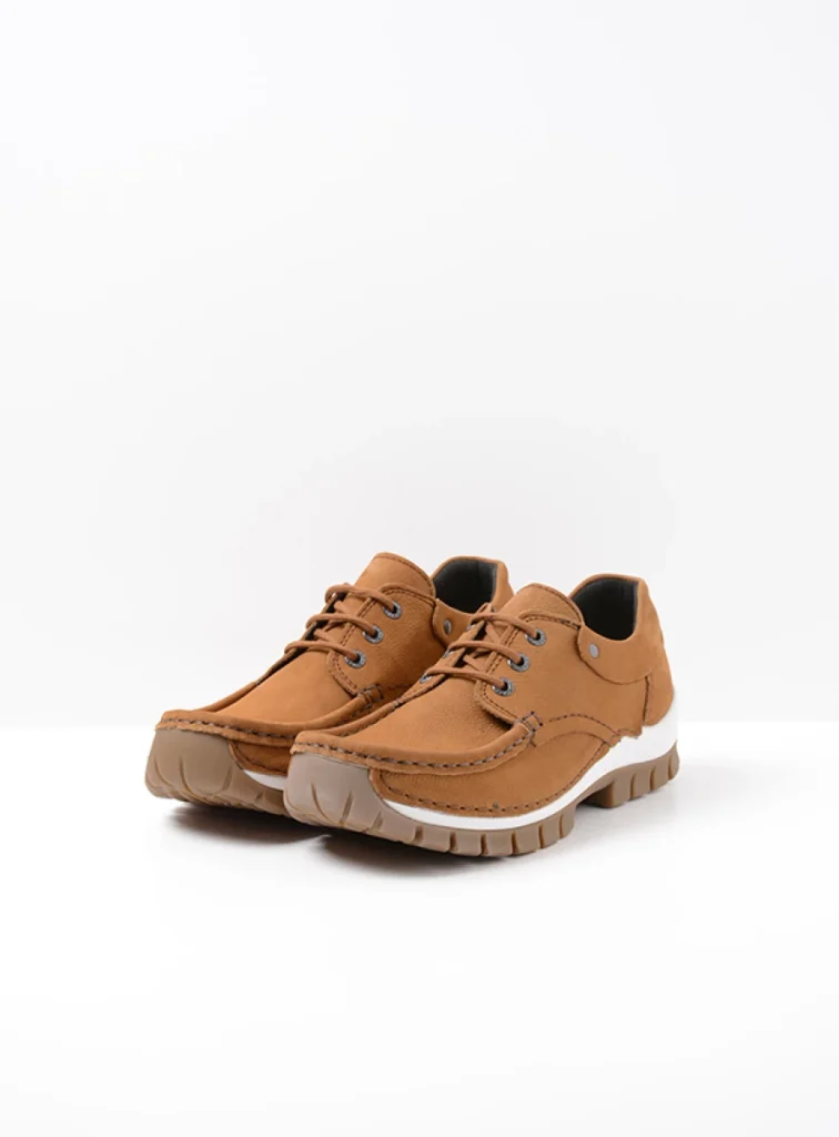 Wolky Lace up shoes 04726 Fly 11430 cognac nubuck