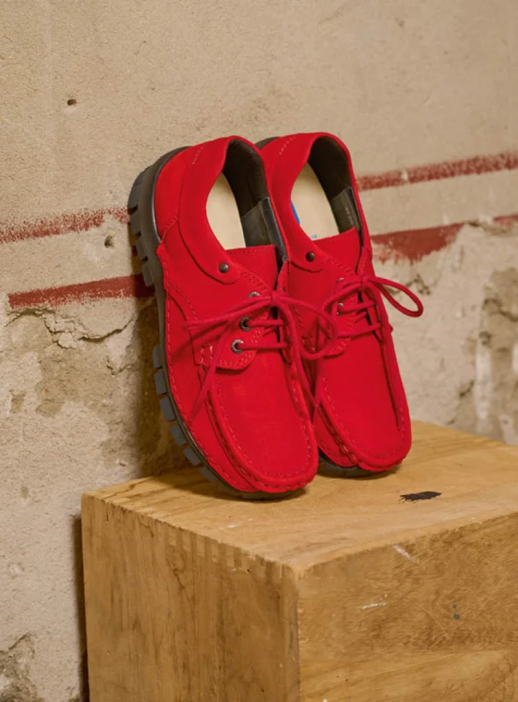 Wolky Lace up shoes 04726 Fly 11500 red nubuck