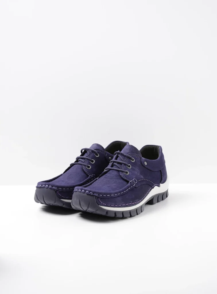 Wolky Lace up shoes 04726 Fly 11600 purple nubuck