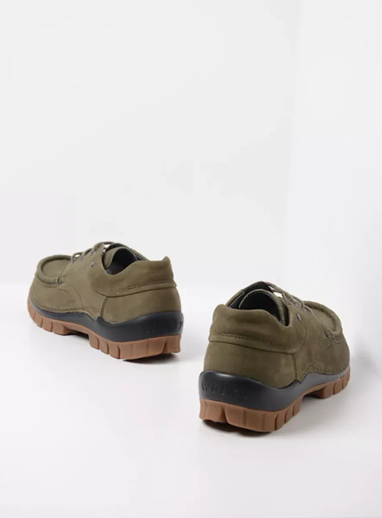 Wolky Lace up shoes 04726 Fly 11709 pesto green nubuck