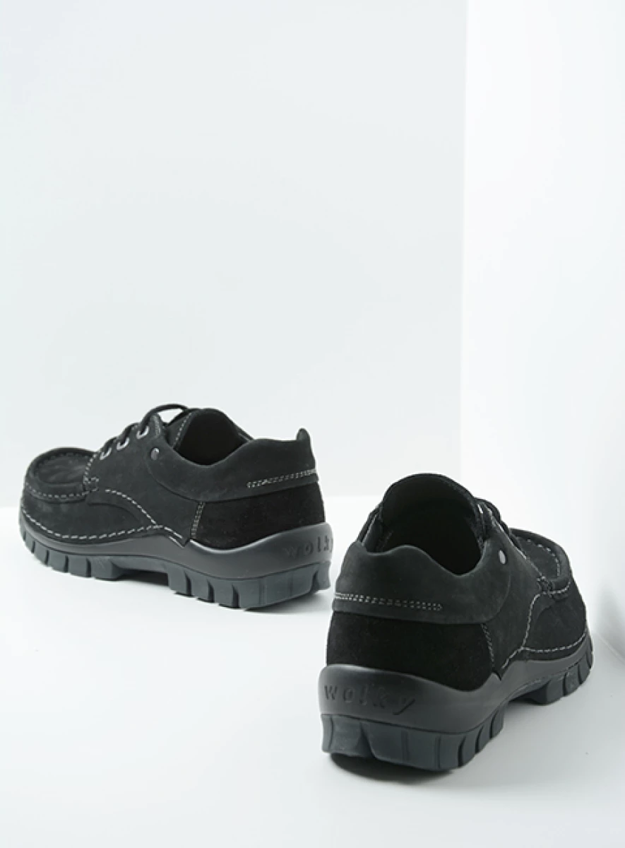 Wolky Lace up shoes 04726 Fly 16000 black nubuck