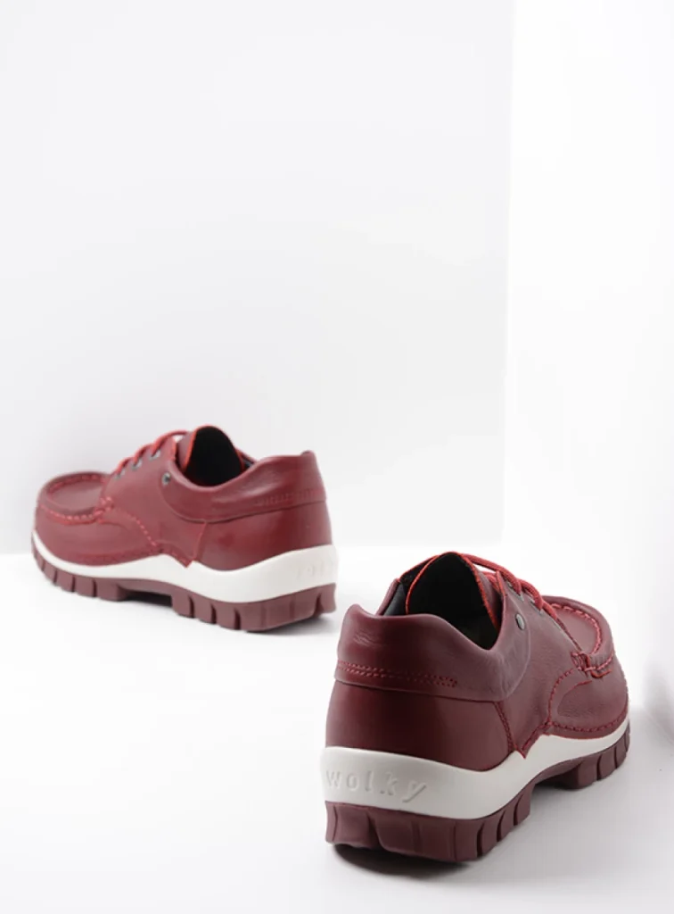 Wolky Lace up shoes 04726 Fly 24505 dark red leather