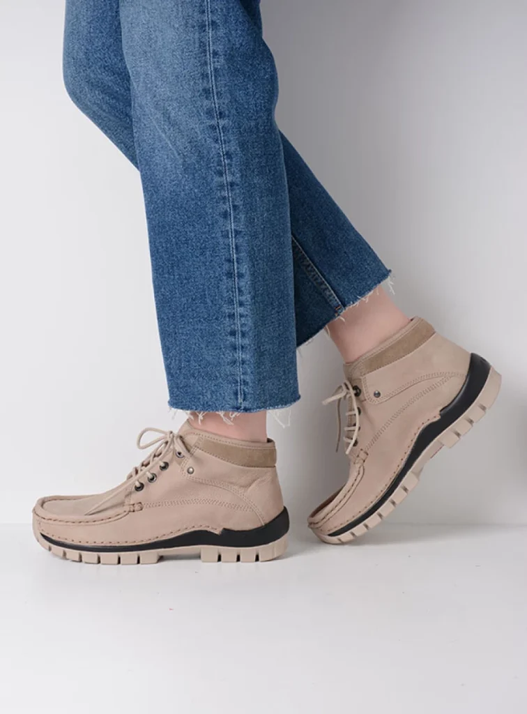 Wolky Lace up boots 04728 Cross 11125 safari nubuck