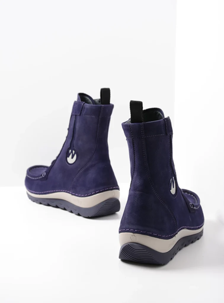 Wolky Lace up boots 04900 Ocean 10600 purple nubuck