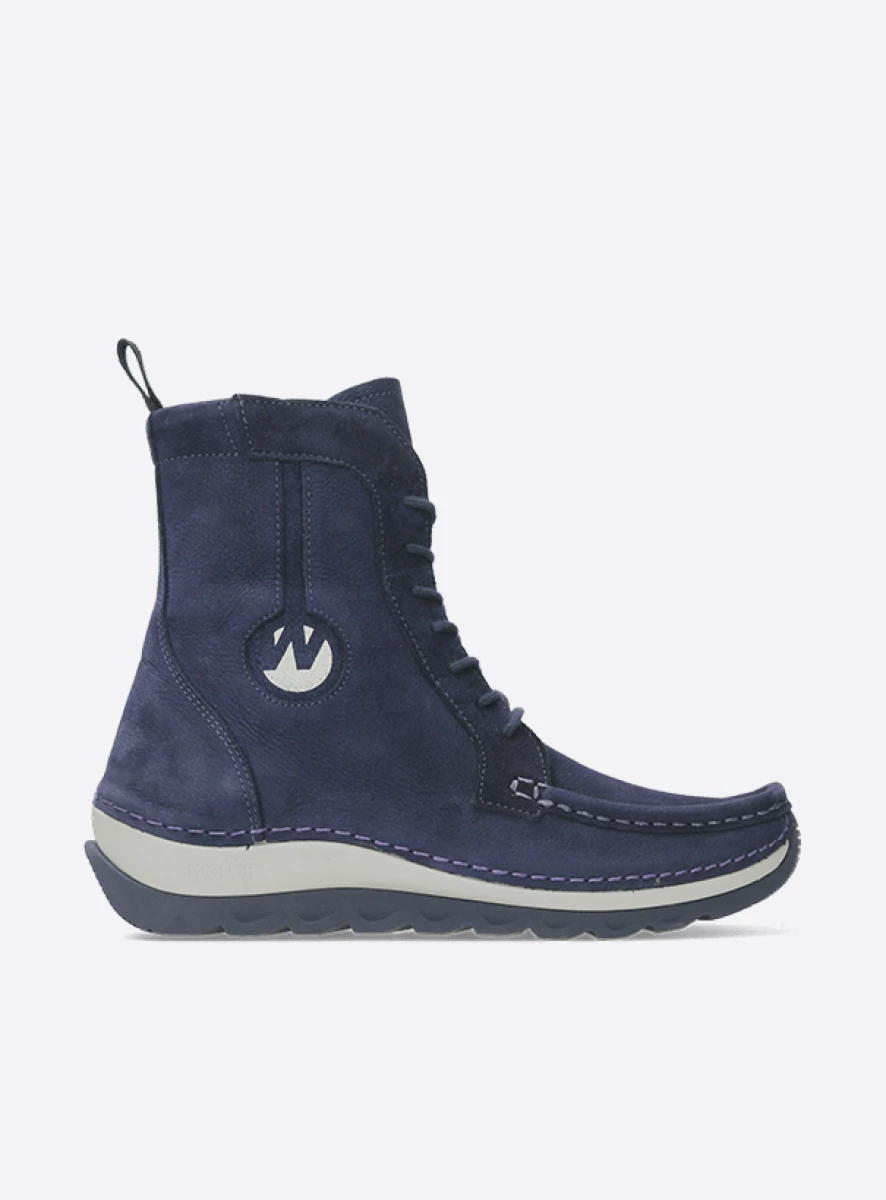 Wolky Lace up boots 04900 Ocean 10600 purple nubuck