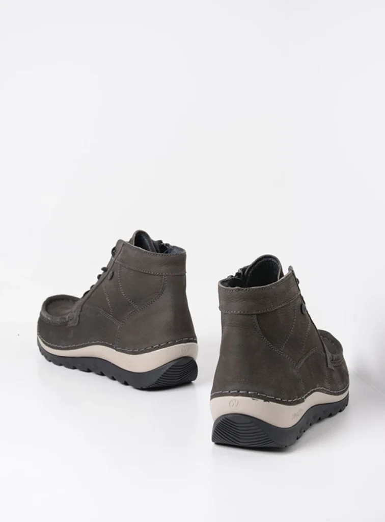 Wolky Lace up boots 04901 Salado 11301 carbon nubuck