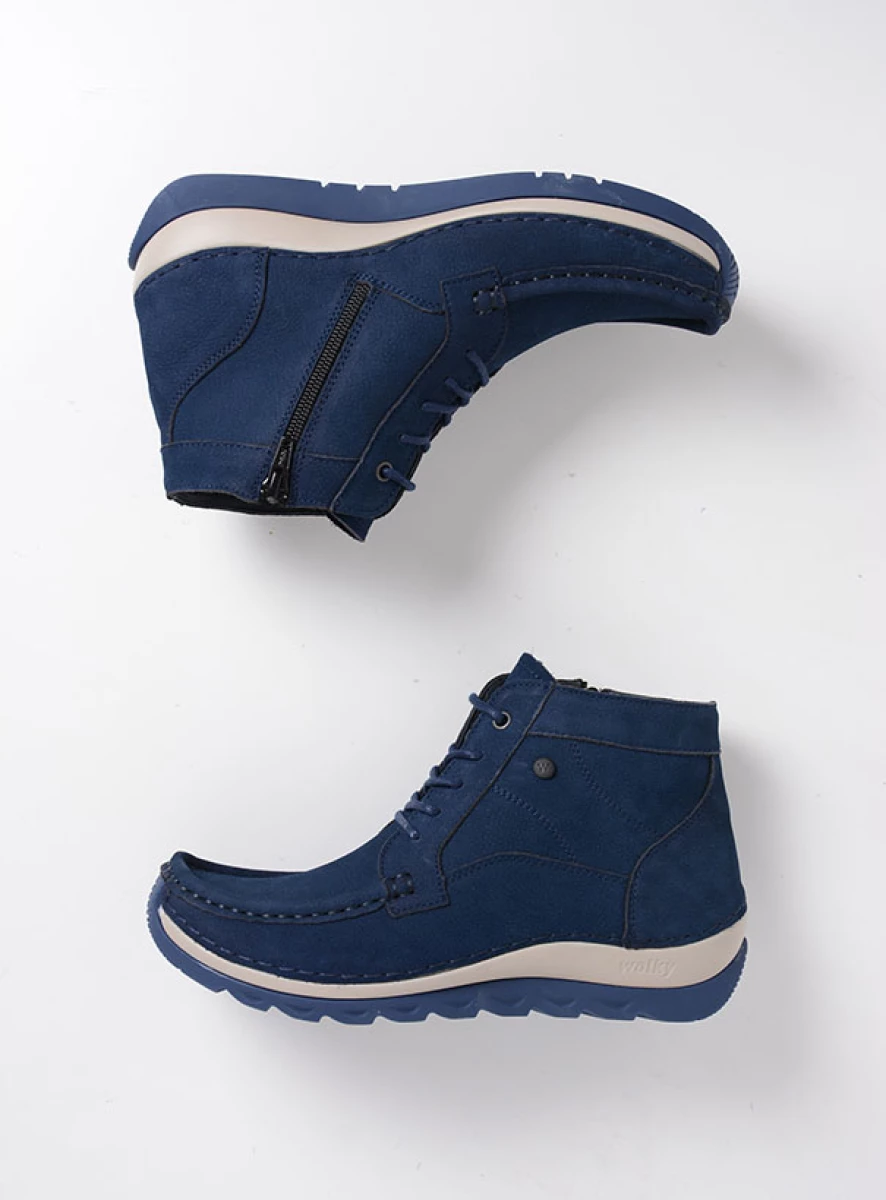 Wolky Lace up shoes 04901 Salado 11800 blue nubuck