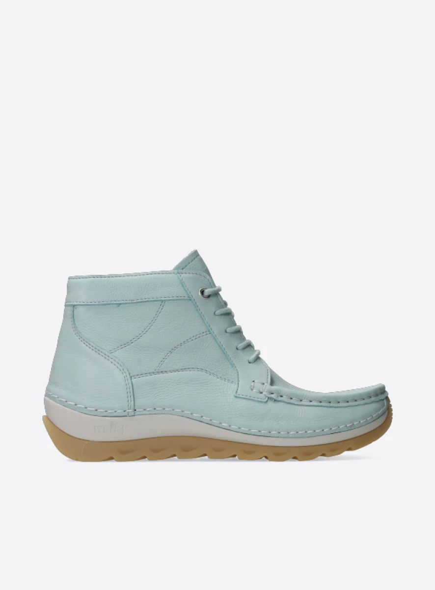 Wolky Lace up boots 04901 Salado 71806 light blue leather