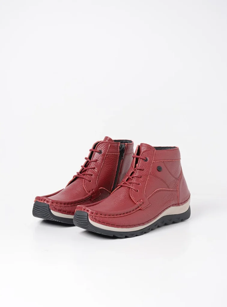 Wolky Lace up boots 04901 Salado 72530 burgundy leather